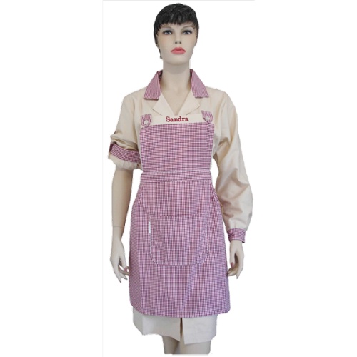 Avental para adaptar na bata ref = F-BT-010, em popeline.