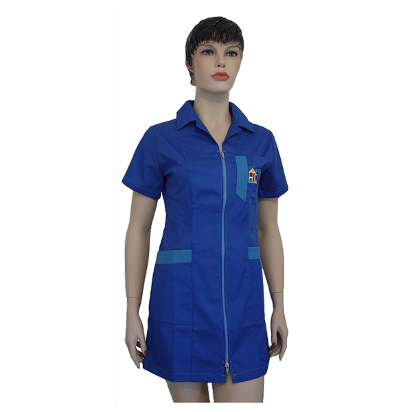 Bata senhora modelo cintado, curto c/cinto traseiro, abertura c/mola /fecho ou botão. - Imagem de 4